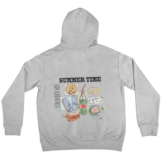 SUMMER TIME HOODIE- GREY