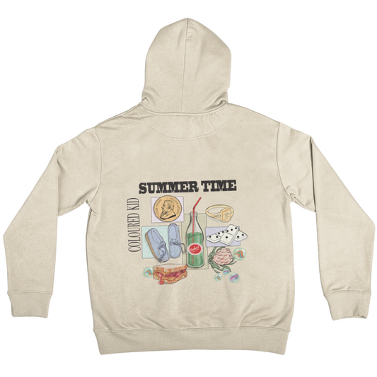 SUMMER TIME HOODIE- BEIGE